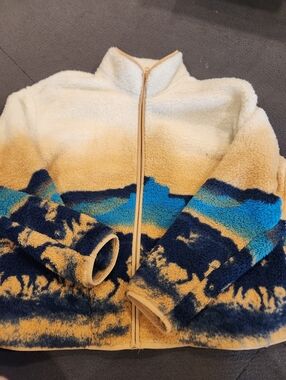 ORIGINAL USE Sherpa Landscape Zip Up Jacket